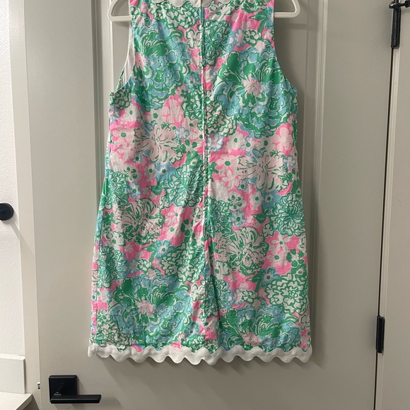 Lilly Pulitzer Romey Shift Romper Dress Plumes in Bloom Size 12 - Picture 7 of 9